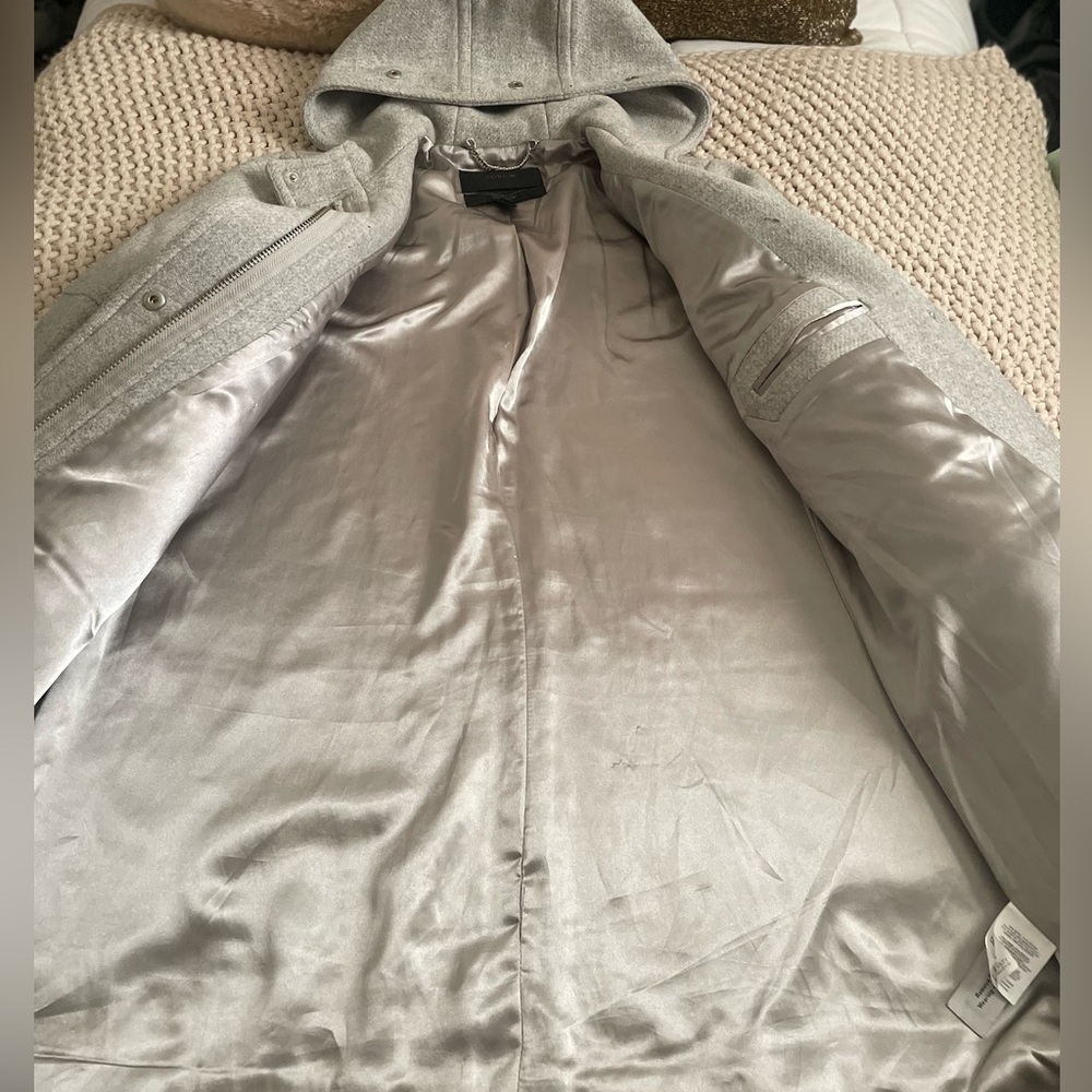 J. Crew Chateau Parka Stadium Cloth By Nello Gori In Heather Dusk Grey View 4